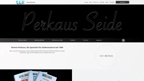 Website Screenshot: Seidenmaltreff Perkaus Seidenmaler-Perkaus - Perkaus Seidenmalerei - Date: 2023-06-14 10:44:23