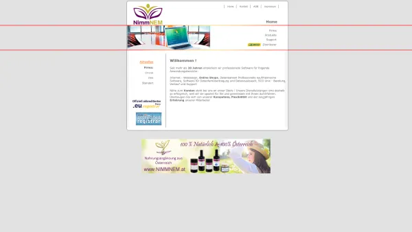 Website Screenshot: "PERO" COMPUTER Handelsgesellschaft m.b.H. - PERO Computer, Softwareentwicklung - Date: 2023-06-23 12:08:52