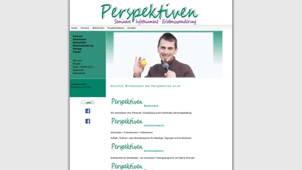 Website Screenshot: Perspektiven Daniel Gajdusek-Schuster e.U. alias Daniel Morelli www.morelli.at - Perspektiven - Home - Date: 2023-06-23 12:08:55