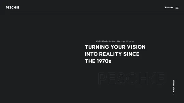 Website Screenshot: Peschke Design OG - Produktdesign, UX/UI, Apps, 3D & mehr in Wien | PESCHKE - Date: 2023-06-14 10:44:23