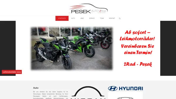 Website Screenshot: Auto-2Rad Pesek - Auto - 2Rad Pesek | - Date: 2023-06-23 12:08:55