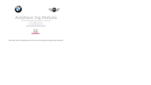 Website Screenshot: Autohaus Ing. Pestuka - Autohaus Ing - Date: 2023-06-14 10:44:23