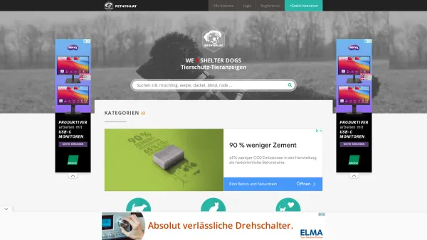 Website Screenshot: PET4YOU.AT - Tieranzeigen Tiervermittlung Österreich Deutschland - Date: 2023-06-23 12:08:55