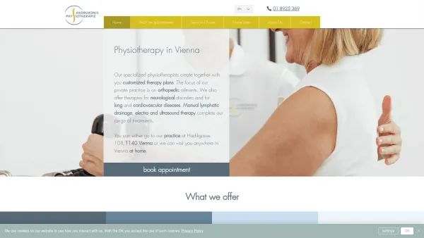 Website Screenshot: ANDRUKONIS Physiotherapie - ANDRUKONIS Physiotherapie - Date: 2023-06-14 10:46:49