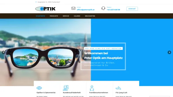 Website Screenshot: Peteroptik Startseite - Peter Optik - Date: 2023-06-23 12:08:55