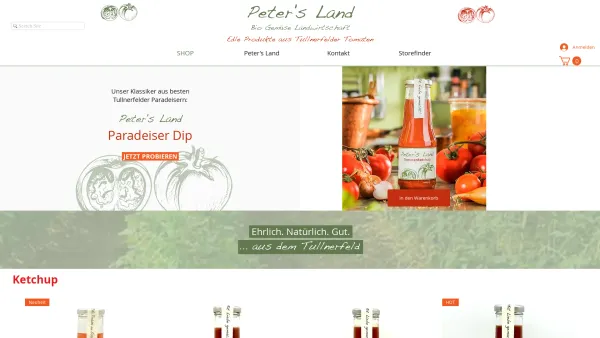 Website Screenshot: Peter's Land - Peter's Land | Onlineshop - Date: 2023-06-14 10:44:23