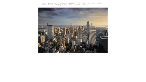 Website Screenshot: PHotostudio Peter Strobl - Peter Strobl Photography - Date: 2023-06-23 12:08:55