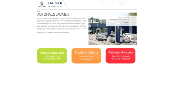 Website Screenshot: peugeot-laumer.at - Peugeot Laumer - Date: 2023-06-26 10:18:43