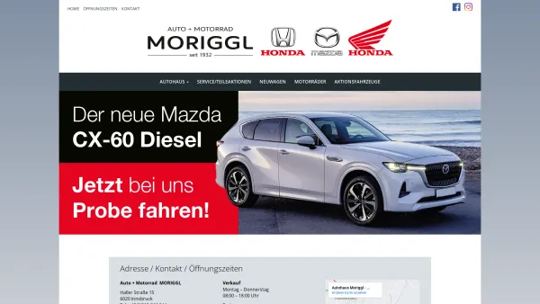 Website Screenshot: Peugeot Autohaus Moriggl - Autohaus Moriggl | verlässlich-er-fahren - Date: 2023-06-15 16:02:34