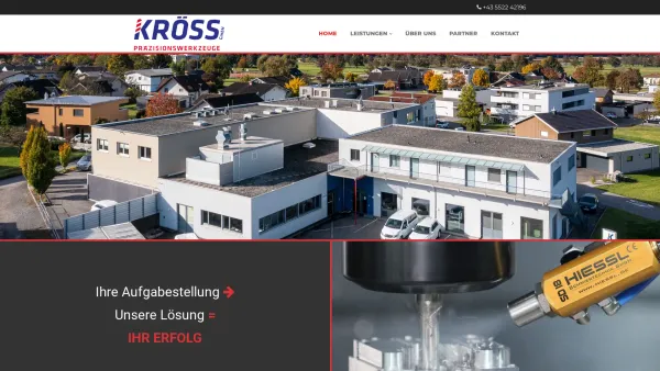 Website Screenshot: Pfaffstaller Kroess GmbH - PK – Ihr Werkzeugservice in Sulz bei Feldkirch - Date: 2023-06-26 10:18:43