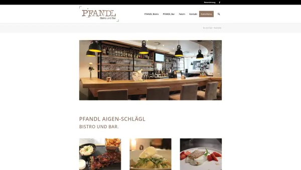 Website Screenshot: PFANDL - PFANDL Aigen-Schlägl | Bistro und Bar. Chillen und das Leben genießen. - Date: 2023-06-26 10:18:43