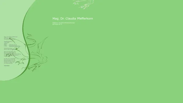 Website Screenshot: Dr. Pfefferkorn forensische und klinische Psychologie Wien - Dr. Pfefferkorn, Wien - Psychosomatik - Date: 2023-06-26 10:18:43