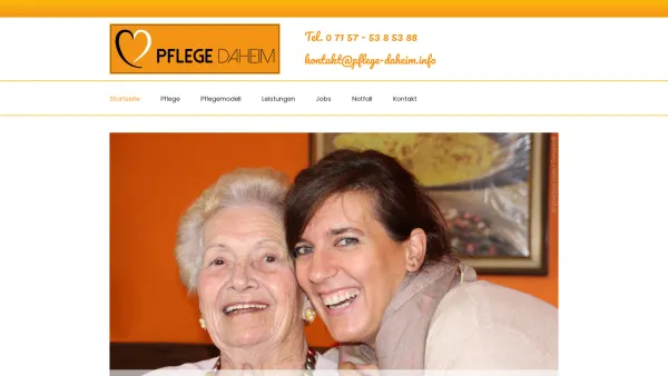 Website Screenshot: Pflege-daheim OG Hauskrankenpflege - Pflege-daheim.info – Startseite - Date: 2023-06-26 10:18:43