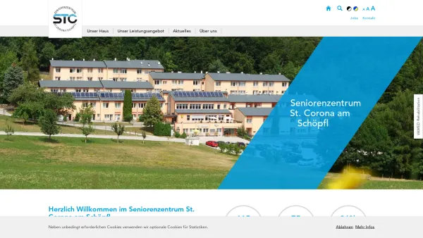 Website Screenshot: Seniorenzentrum St. Corona am Schöpfl Betriebsgesellschaft st.corona - STC Seniorenzentrum St. Corona - Date: 2023-06-14 10:44:23