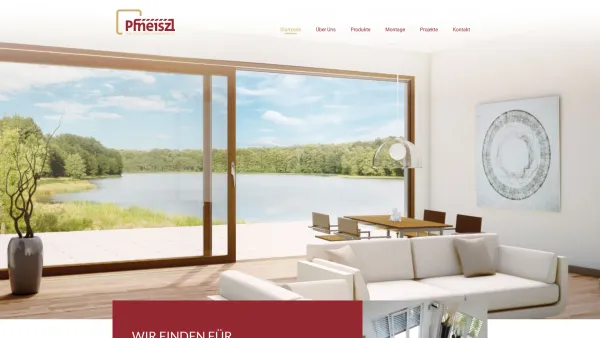 Website Screenshot: Pfneiszl Emil - Pfneiszl - Fenster, Türen, Sonnenschutz | Pfneiszl - Date: 2023-06-26 10:18:46