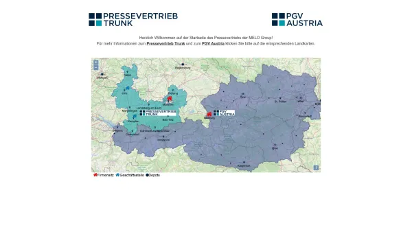 Website Screenshot: Pressegrossvertrieb Salzburg GmbH - Media Distribution - Date: 2023-06-26 10:18:46
