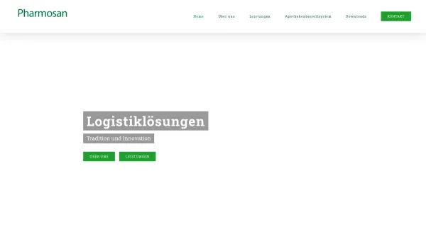 Website Screenshot: PHARMOSAN Handelsgesellschaft.m.b.H - Pharmosan Pharmagroßhandel – Pharmadistribution Österreich - Date: 2023-06-15 16:02:34