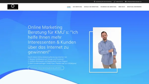 Website Screenshot: Online Marketing Mag. Philipp Hirzberger - Online Marketing Beratung für KMU`s - Date: 2023-06-26 10:26:38