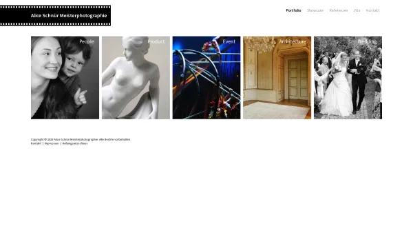 Website Screenshot: ALICE SCHNÜR Meisterphotographie - Portfolio - Alice Schnür Meisterphotographie - Date: 2023-06-26 10:18:46