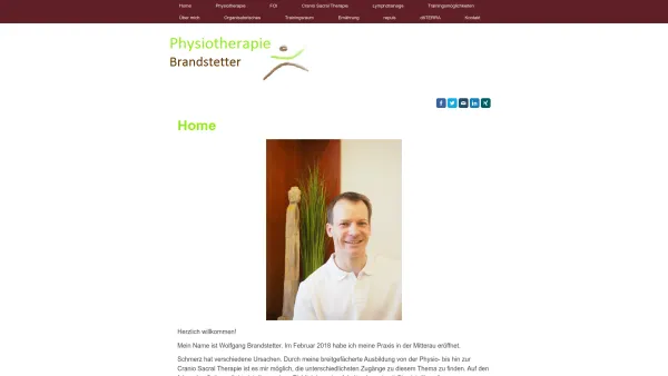 Website Screenshot: Physiotherapie Brandstetter - Physiotherapie Krems Mitterau - Physiotherapie Brandstetter - Date: 2023-06-26 10:26:38