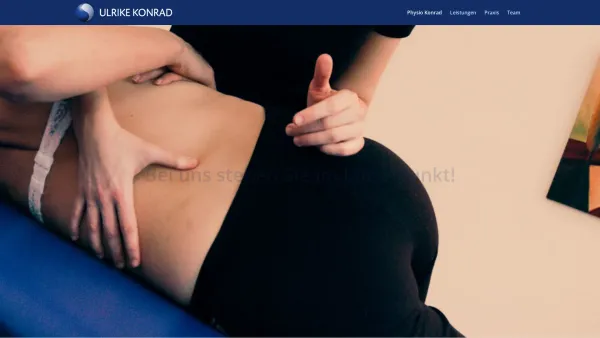 Website Screenshot: bei Ulrike Konrad Praxis für Physiotherapie - Physio Konrad – Praxis für Physiotherapie - Date: 2023-06-26 10:18:46