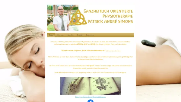 Website Screenshot: Ganzheitliche Physiotherapiepraxis Simons - Ganzheitliche Physiotherapie Eben - Home - Date: 2023-06-26 10:18:49