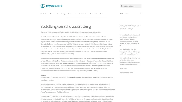 Website Screenshot: APT Pfeilburg Physikalische Therapie Physio Austria physioaustria.at - shop.physioaustria.at – Physio Austria Shop - Date: 2023-06-26 10:18:49