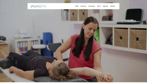 Website Screenshot: Physiotherapie Ötztaler Unbenanntes Dokument - physio4life - Praxis für Physiotherapie, Prävention & Gesundheitsförderung - Date: 2023-06-26 10:18:47