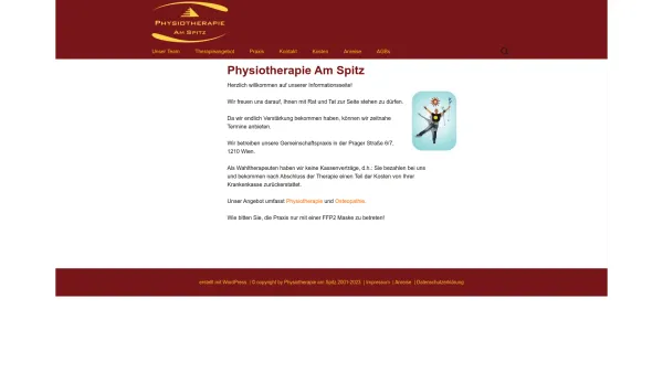 Website Screenshot: Gemeinschaftspraxis Anandaloka Physiotherapie am Spitz - Physiotherapie am Spitz - Date: 2023-06-26 10:18:49