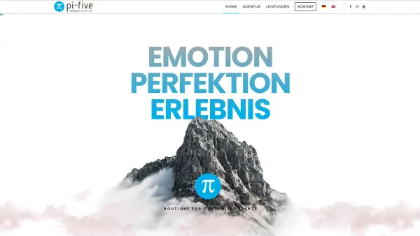 Website Screenshot: Promotionagentur pi-five - Emotion, Perfektion, Erlebnis - pi-five Eventmarketing - Date: 2023-06-26 10:18:49