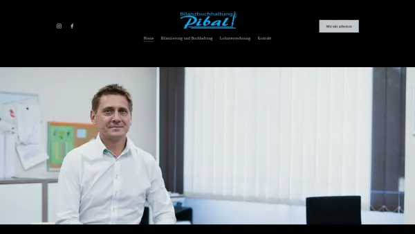 Website Screenshot: Pibal Peter Bilanzbuchhaltung - Bilanzbuchhaltung Pibal - Date: 2023-06-14 10:38:27