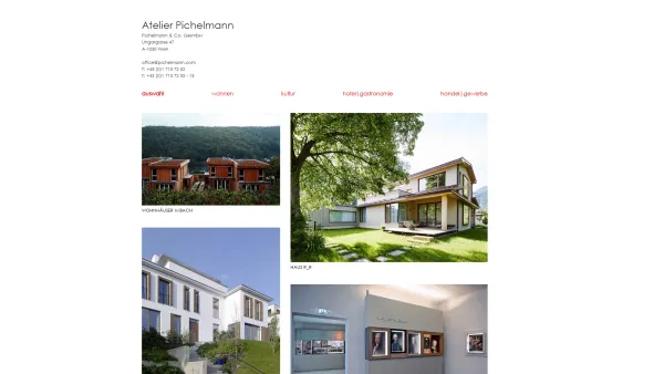 Website Screenshot: www.pichelmann.comInhalt Architekt Atelier Pichelmann) - www.pichelmann.com - auswahl - Date: 2023-06-26 10:18:49