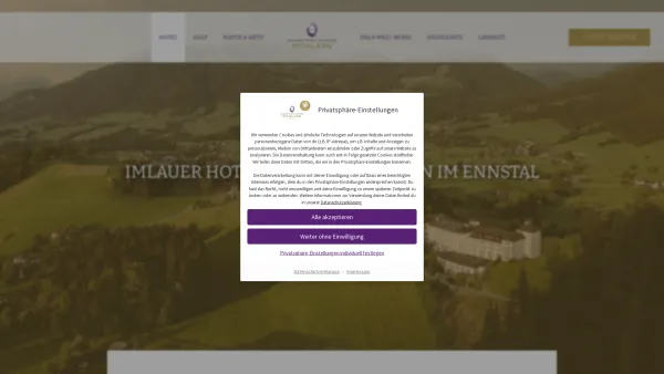 Website Screenshot: Schloss Pichlarn SPA & Golf Resort ***** - IMLAUER Hotel Schloss Pichlarn | 5-Sterne Hotel Österreich - Date: 2023-06-26 10:18:49