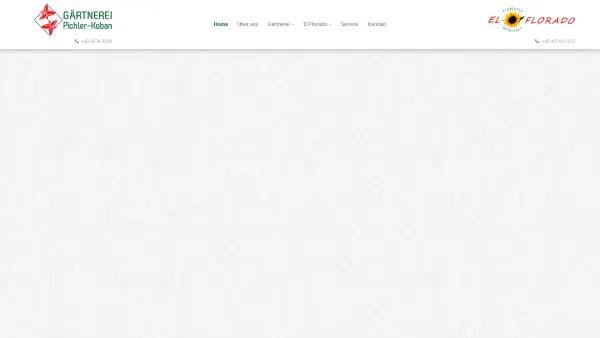 Website Screenshot: auf der offiziellender Gärtnerei Pichler-Koban - Ihre Gärtnerei Pichler-Koban in Velden am Wörthersee - Date: 2023-06-26 10:18:49