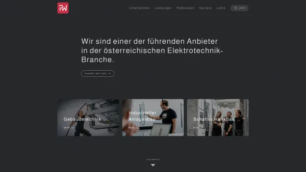 Website Screenshot: Pichlerwerke Elektrotechnik Gebäudetechnik - Home - PICHLERwerke - Date: 2023-06-26 10:18:52