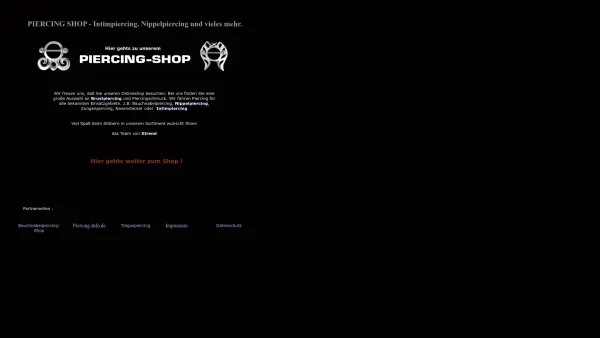 Website Screenshot: Piercing-shop.at Intimpiercing, Nippelpiercing, Brustpiercing uvm - Große Auswahl an Nippelpiercing, Intimpiercing und Brustpiercing - Date: 2023-06-26 10:18:52