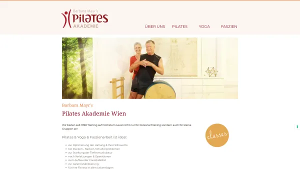 Website Screenshot: www.pilates.at - Pilates Wien - Pilates Wien - Date: 2023-06-26 10:18:52