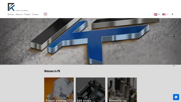 Website Screenshot: Pimiskern Stahl und Sondermaschinenbau - PK GmbH | CNC Konstruktion Metallbearbeitung | Pimiskern | Melk - Date: 2023-06-26 10:18:52