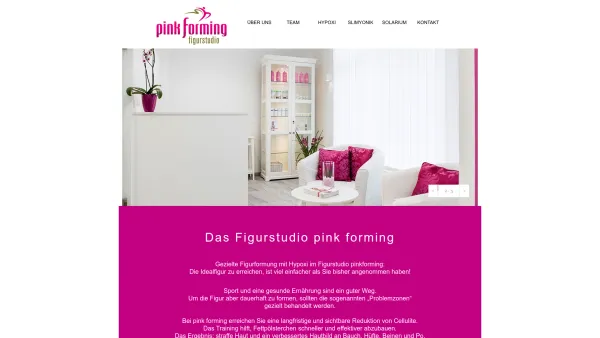 Website Screenshot: Pink Forming Figurstudio - Home - Date: 2023-06-14 10:44:26