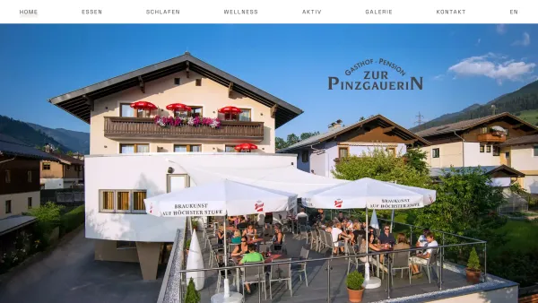 Website Screenshot: Gasthof - Cafe - Pension Zur Pinzgauerin - Herzlich willkommen im Gasthof Zur Pinzgauerin - Date: 2023-06-26 10:18:52