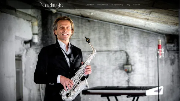 Website Screenshot: Planet Music | Stefan Fritz | Tirol | Langkampfen | Österreich | Saxophon | Sänger | Keyboard | Tonstudio | Rampone Cazzani - Home - planetmusic - Date: 2023-06-26 10:18:57