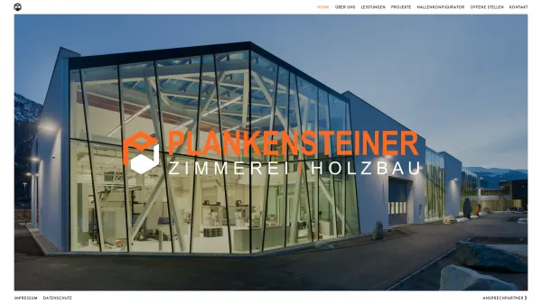 Website Screenshot: Plankensteiner Holzbau - Plankensteiner Holzbau GmbH | Dölsach, Osttirol - Date: 2023-06-26 10:18:57