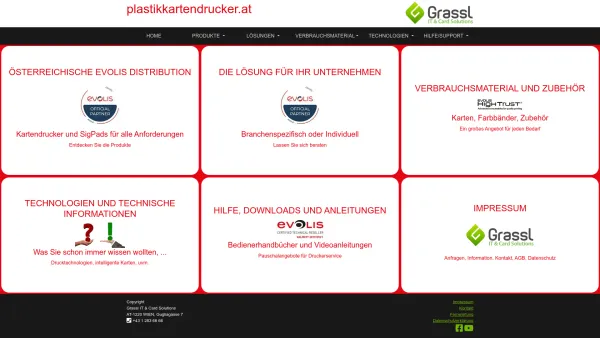 Website Screenshot: EDV-Beratung Grassl - Österreichische Evolis-Distribution - Date: 2023-06-26 10:18:58
