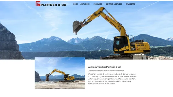 Website Screenshot: Plattner & Co - Home - Plattner & Co | Zirl in Tirol - Date: 2023-06-14 10:44:29