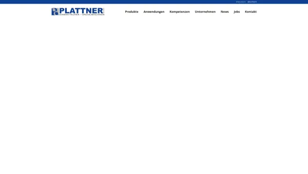 Website Screenshot: Plattner Spezialmaschinenbau und Diamantsägetechnik Schwaz/Tirol - Plattner GesmbH | Diamanttechnik · Spezialmaschinen - Date: 2023-06-26 10:18:58