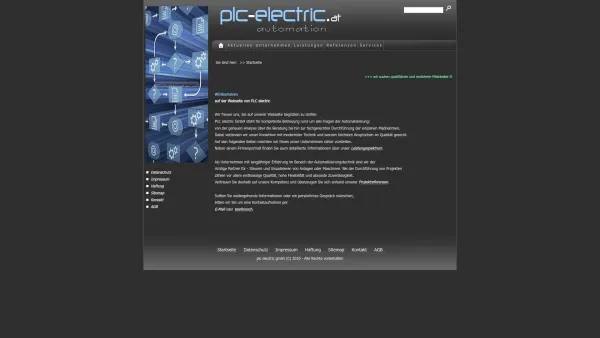 Website Screenshot: PLC electric GmbH - Date: 2023-06-14 10:44:29