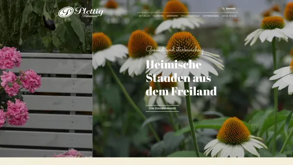 Website Screenshot: Sophie Plettig Erwin Plettig und Waltraud Plettig Gesellschaft bürgerlichen Blumen Plettig - Floristik & Gärtnerei in der Steiermark | Plettig Blumen - Date: 2023-06-26 10:19:00