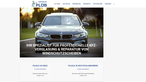 Website Screenshot: Autoglas Plöb GmbH - Autoglas Plöb – Autoglas Plöb - Date: 2023-06-26 10:19:00