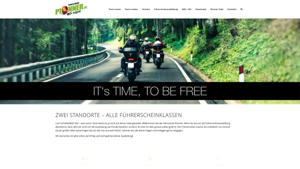 Website Screenshot: Fahrschule Helge Plonner - Fahrschule Liezen / Leoben - Führerscheine aller Klassen - Plonner - Date: 2023-06-15 16:02:34