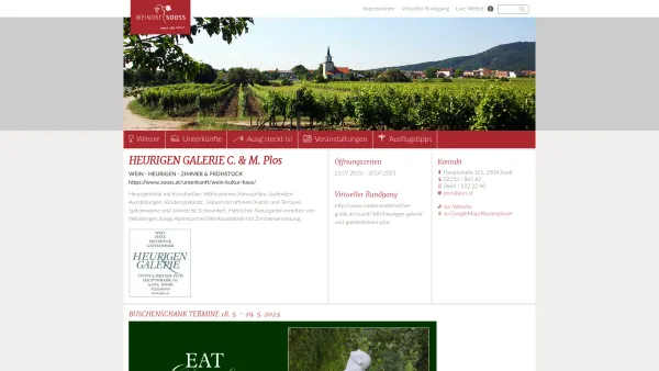 Website Screenshot: plos sooss zimmer baden weingut heurigen galerie vinothek, - Weinort Sooss – Mehr als Wein » plos161 - Date: 2023-06-26 10:19:00